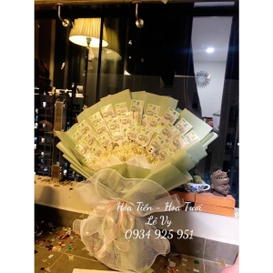 bó hoa bằng tiền 30 tờ 100k tphcm